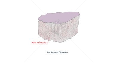 Raw asbestos